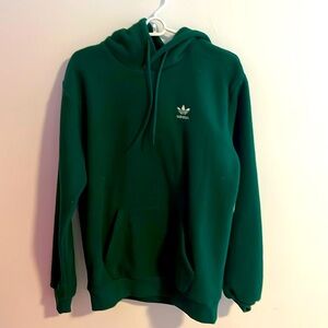 Green adidas power fleece hoodie
